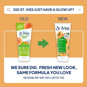 St. Ives Face Scrub, 6 OZ, Blackhead Clearing, Acne Control, Soft Skin, Fresh Skin