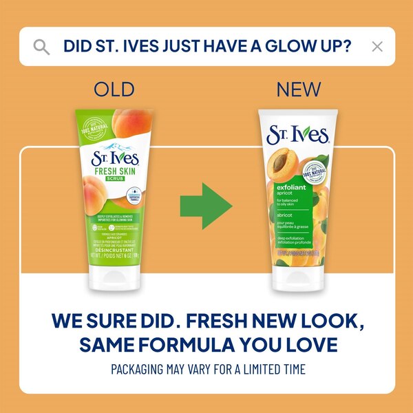St. Ives Face Scrub, 6 OZ