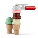 Melissa & Doug Scoop and Stack Ice Cream Cone Magnetic Pretend Play Set, Multicolor, thumbnail image