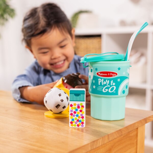 Melissa & Doug Play to Go Ice Cream Play Set
