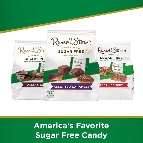 Russell Stover Sugar Free Assorted Chocolate Caramels, 17.6 oz