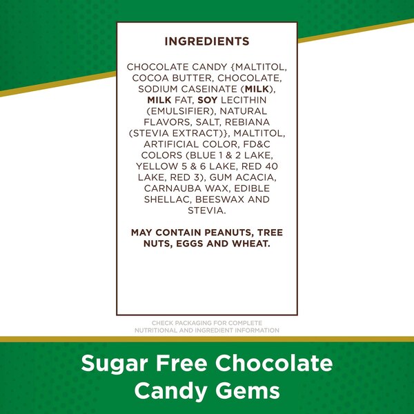 Russell Stover, Sugar Free Chocolate Candy Gems, 7.5 Oz