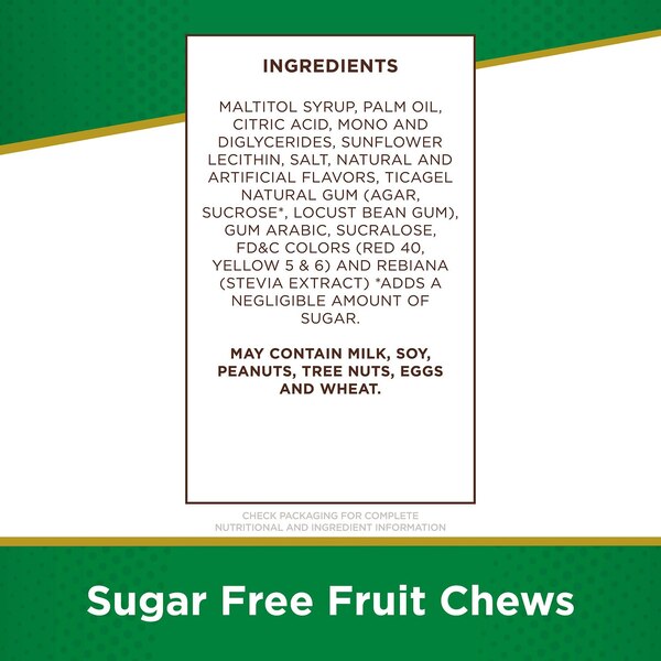 Russell Stover, Sugar Free Fruit Chews Candy 35 ct, 7.5 oz