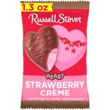 Russell Stover, Valentine's Day Milk Chocolate Strawberry Crème Heart, 1.3 oz, thumbnail image