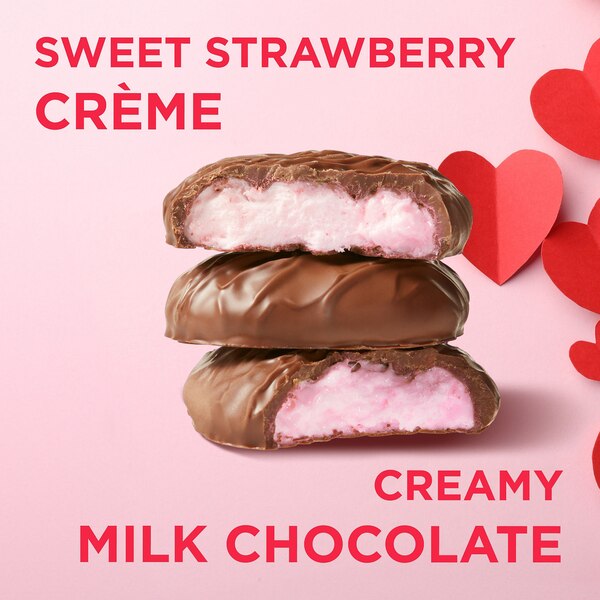 Russell Stover, Valentine's Day Milk Chocolate Strawberry Crème Heart, 1.3 oz