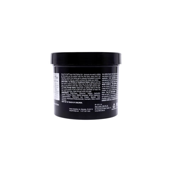 Ampro Pro Styl Super Hold Protein Styling Gel, 6 OZ