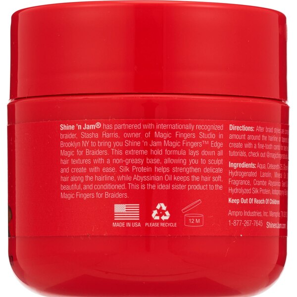 Shine 'n Jam Edge Magic for Braiders, 4 OZ