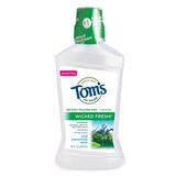 Tom's of Maine Wicked Fresh Fluoride-Free Mouthwash, Alcohol-Free, Cool Mountain Mint, 16 OZ, thumbnail image