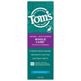 Tom's of Maine Whole Care Fluoride Anticavity Toothpaste, Peppermint, thumbnail image 1 of 10