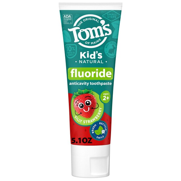 Tom's of Maine Children's Fluoride Toothpaste, Silly Strawberry