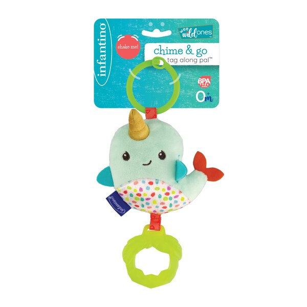 Chime & Go Tag Along Pal- Narwhal