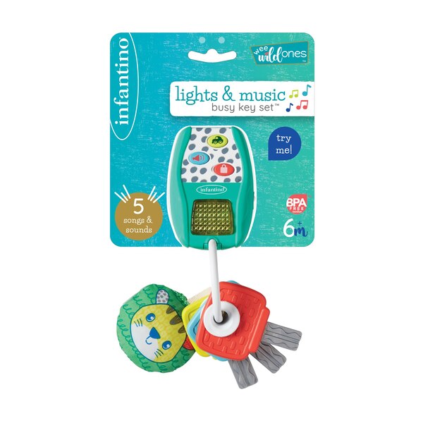 Infantino Music & Lights Key Ring Toy