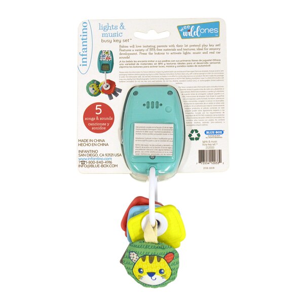 Infantino Music & Lights Key Ring Toy