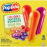 Popsicle Frozen Ice Pops Orange, Cherry, Grape, 18 ct, 29.7 oz, thumbnail image