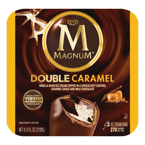 Magnum Ice Cream Bars Double Caramel, 3 CT