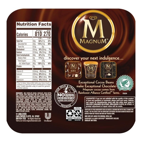 Magnum Ice Cream Bars Double Caramel, 3 CT