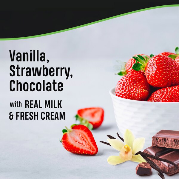 Breyers Original  Vanilla, Chocolate, Strawberry, Ice Cream For a Delicious Frozen Treat, 48 oz