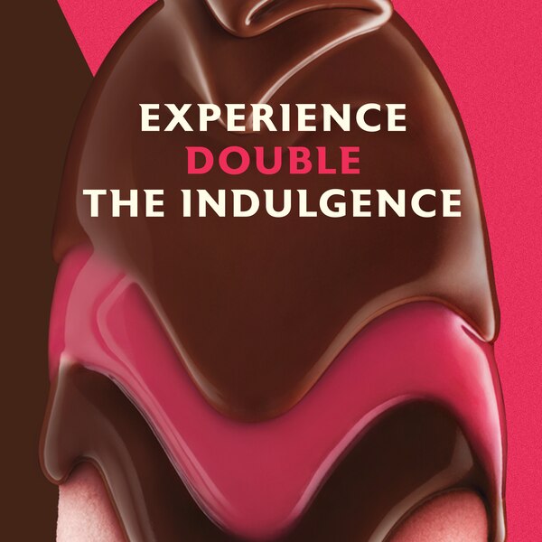 Magnum Double Raspberry Ice Cream Bars Frozen Dessert, 3 ct