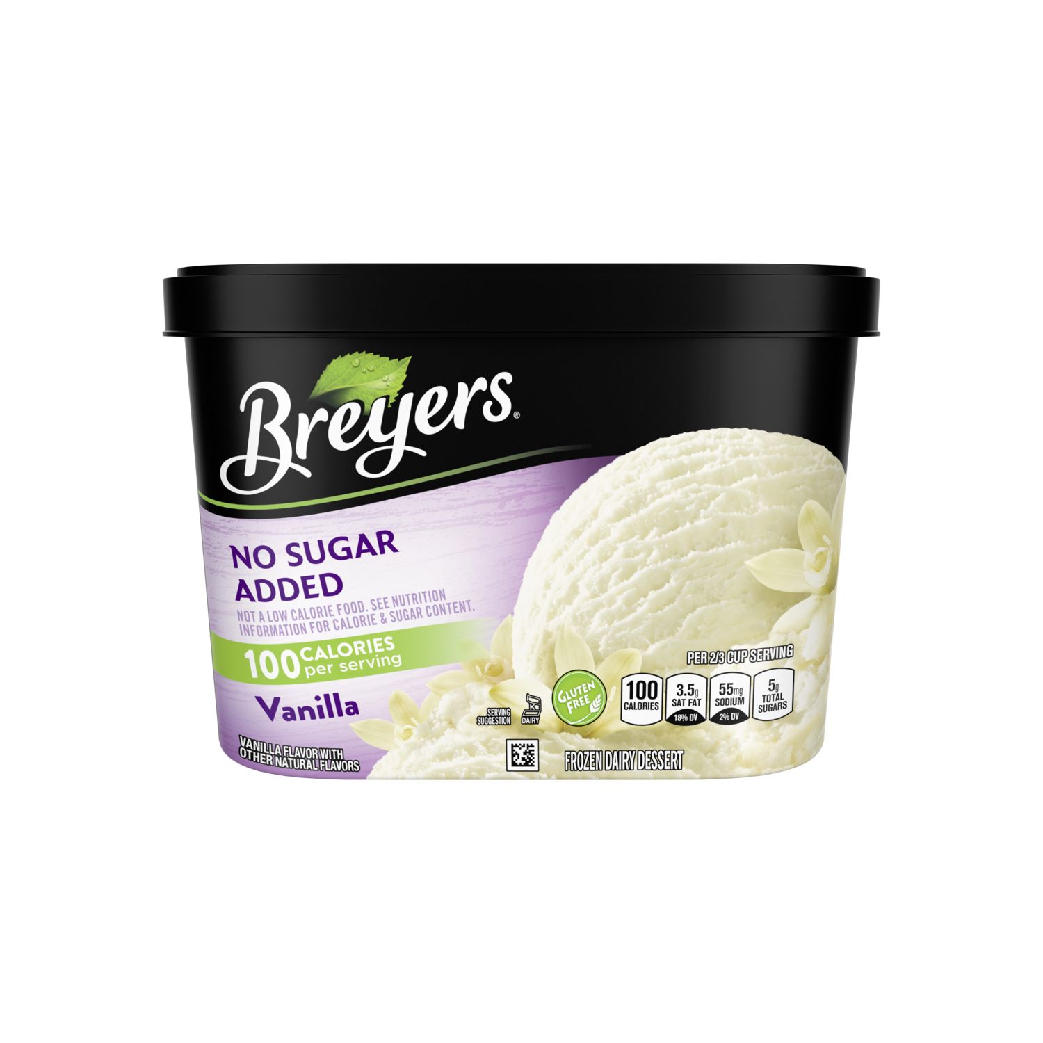 Breyers, No Sugar Added Vanilla, 48 oz