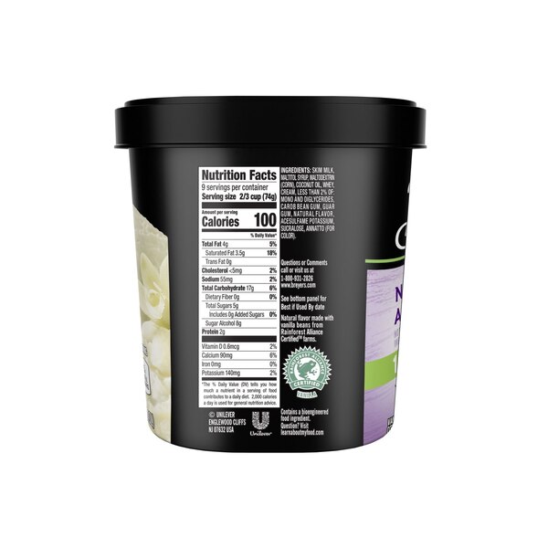Breyers, No Sugar Added Vanilla, 48 oz
