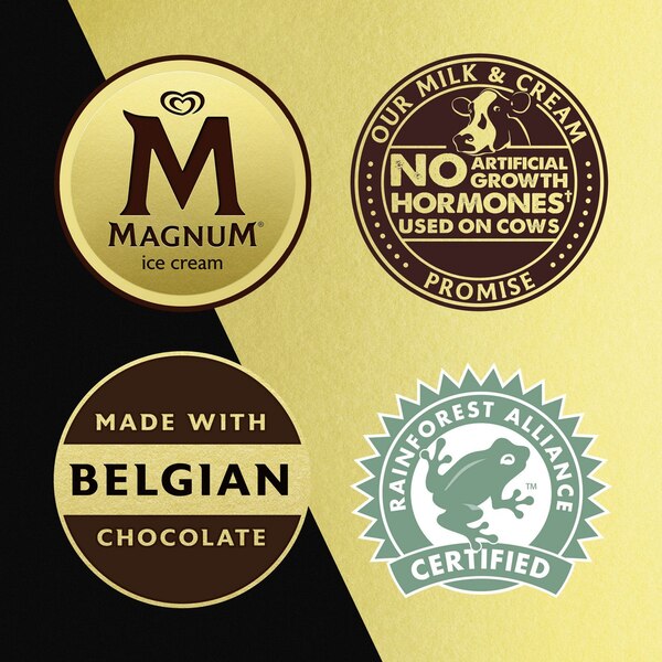 Magnum Mini Classic Almond White Ice Cream Bars, 6 ct