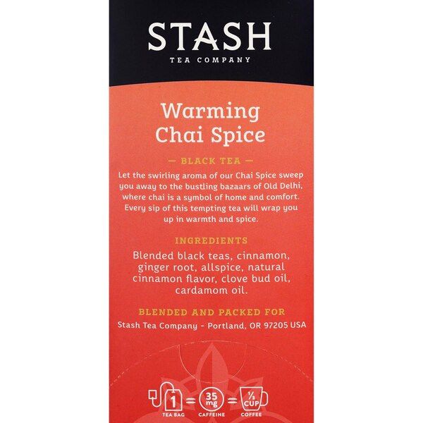 Stash, Warming Chai Spice Tea, 20 Ct, 0.7 oz