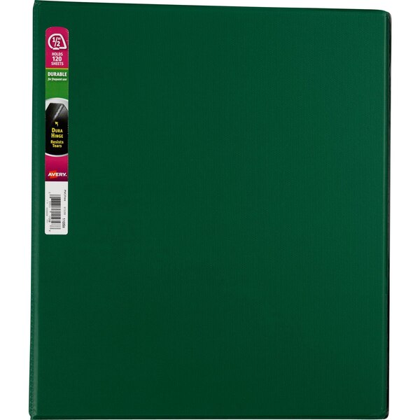 Avery DuraHinge 0.5-Inch Binder, Assorted Colors