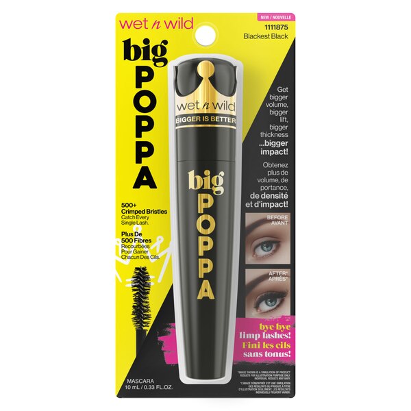 Wet n Wild Big Poppa Mascara, Blackest Black