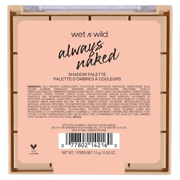 wet n wild Always Naked Palette