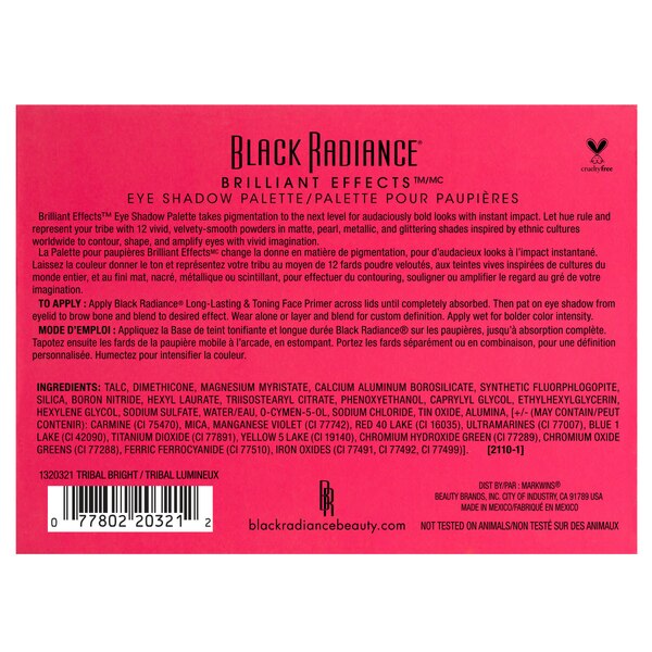 Black Radiance Brilliant Effects Eyeshadow Palette