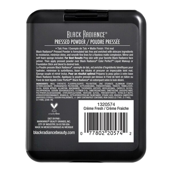 Black Radiance Pressed Powder Matte Creme Fresh