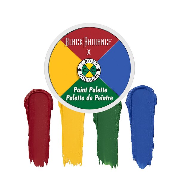 Black Radiance Cross Colours Paint Palette, Primary Focus