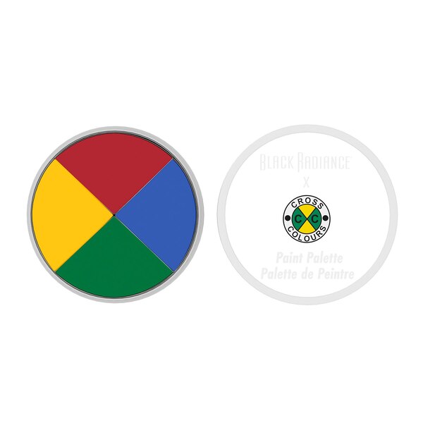 Black Radiance Cross Colours Paint Palette, Primary Focus
