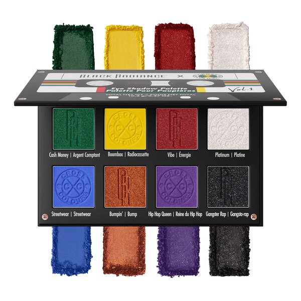 Black Radiance Cross Colours Playlist Eyes Shadow Palette