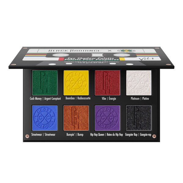 Black Radiance Cross Colours Playlist Eyes Shadow Palette