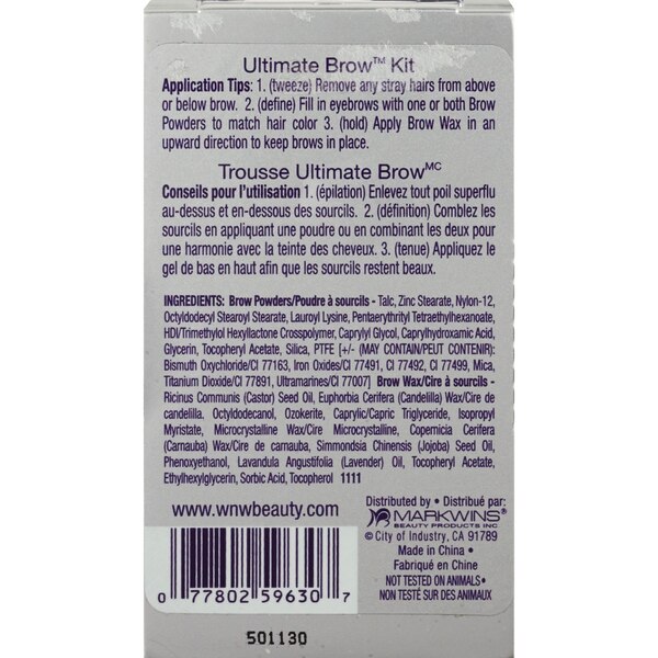 Wet n Wild Ultimate Brow Kit, Ash Brown