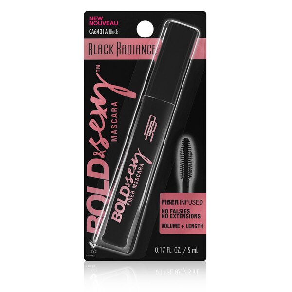 Black Radiance Bold & Sexy Fiber Mascara, Black