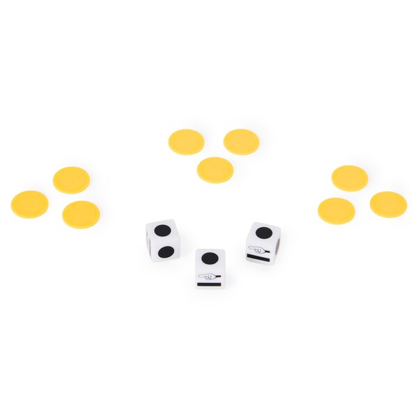 Spin Master The Game of Left Center Right Family Dice Game