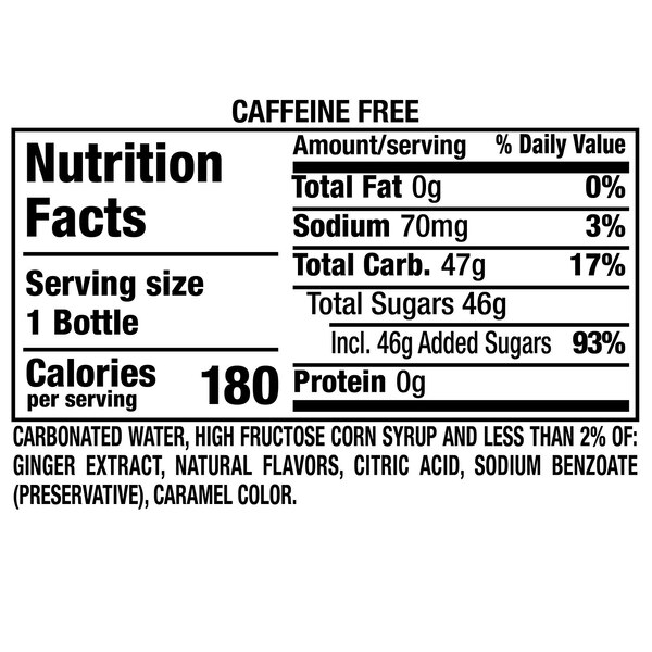 Canada Dry, Ginger Ale, 16.9 oz