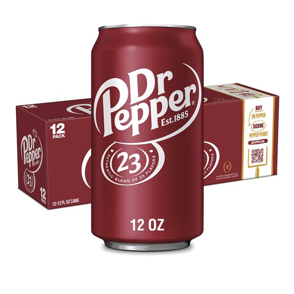 Dr. Pepper, Cans, 12 ct, 12 oz