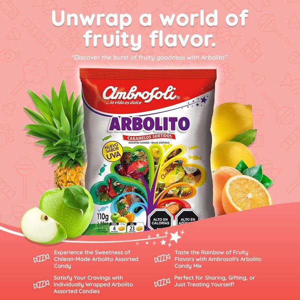 Ambrosoli Arbolito Caramelos Surtidos(Caramelo Butter Crms)