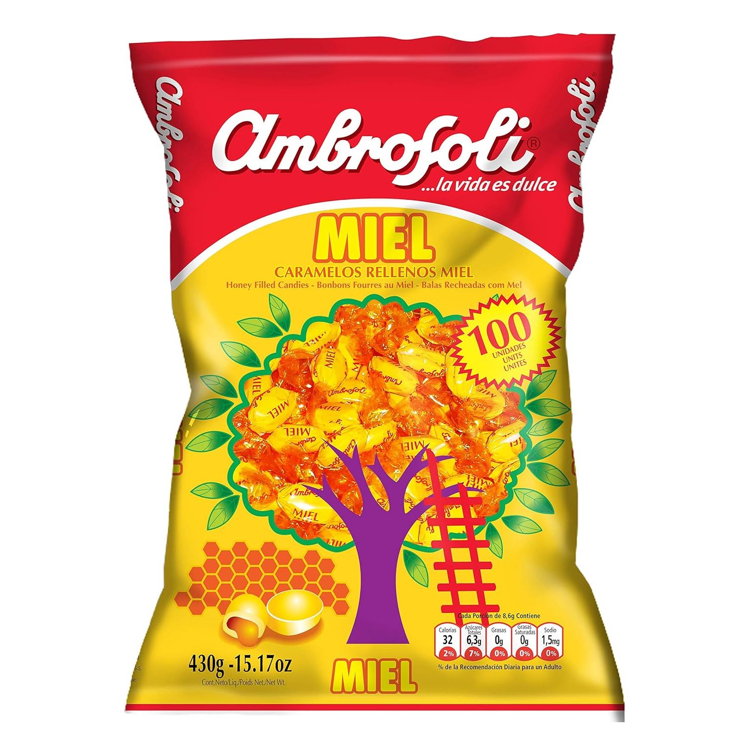 AMBROSOLI LG BG MIEL 430 GR