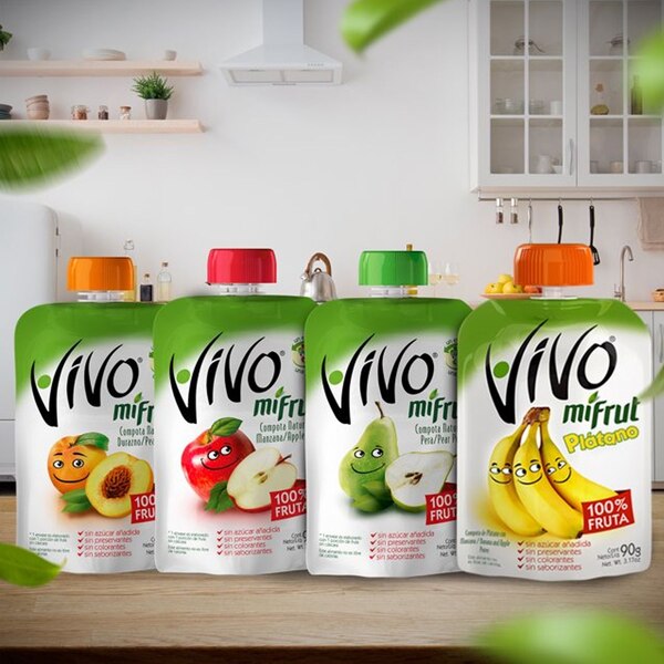 Vivo miFrut Peach Puree, 3.17 OZ