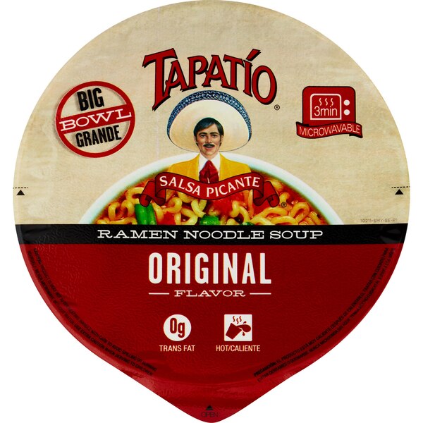 Tapatio Ramen Bowl, Original, 3.8 OZ
