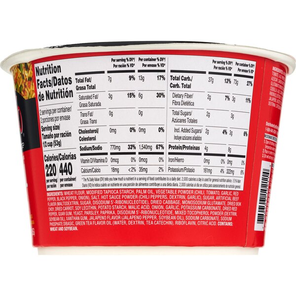 Tapatio Ramen Bowl, Original, 3.8 OZ