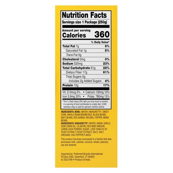 Tasty Bite, Mexican Style Protein Bowl, 8.8 oz