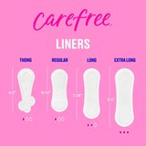 Carefree Acti-Fresh Pantiliners, Regular, thumbnail image
