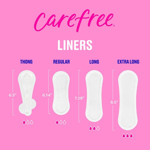 Carefree Acti-Fresh Pantiliners, Regular