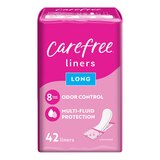 Carefree Acti-Fresh Pantiliners To Go, Unscented, Long, 42 CT, thumbnail image