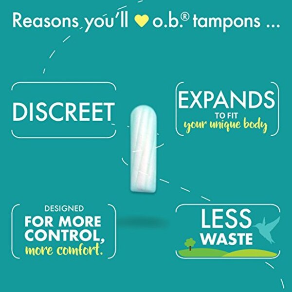 o.b. Original Tampons, Ultra, 40 CT